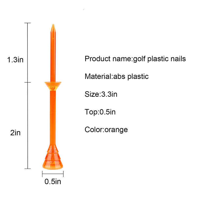 The new golf nail is super thin, low resistance and durable, and the ball table is limited to double-layer Golf Tees 100i n a box