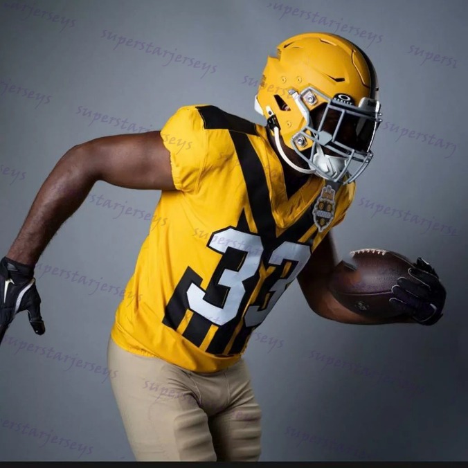 Personalized Custom Football Jersey WATT Fields Fitzpatrick Freiermuth Men Women Youth Any Name Number Embroidered Letter Number Design Polyester