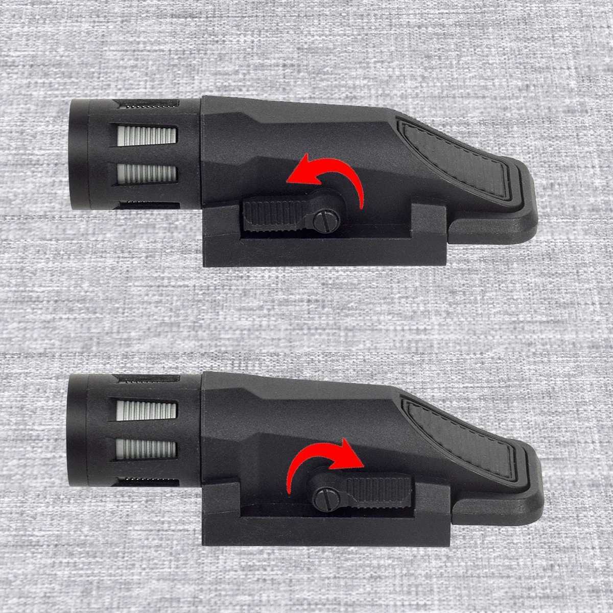 Tactical INFORCE WML Weapon Scout Flashlight Fits Airsoft Rifle AR15 APL Pistol Gun Light For GLOCK17 Hunting Strobe Torch W250722