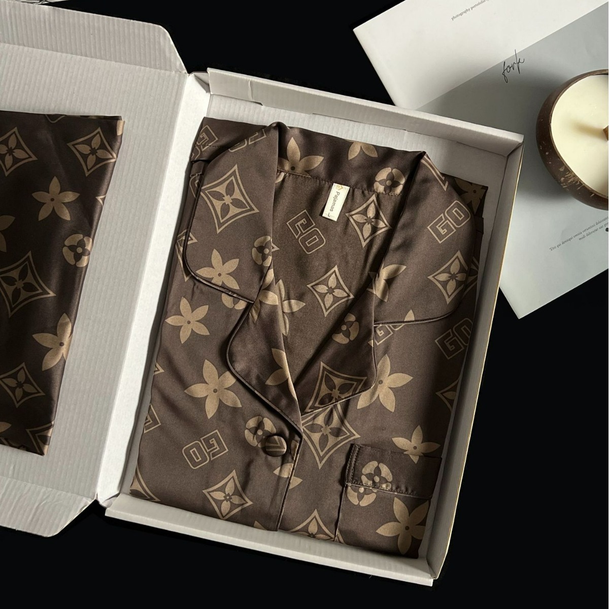 readingLight High-End Couple Pajamas Spring Summer Ice Silk Short Sleeve Thin Silk Homewear 250723