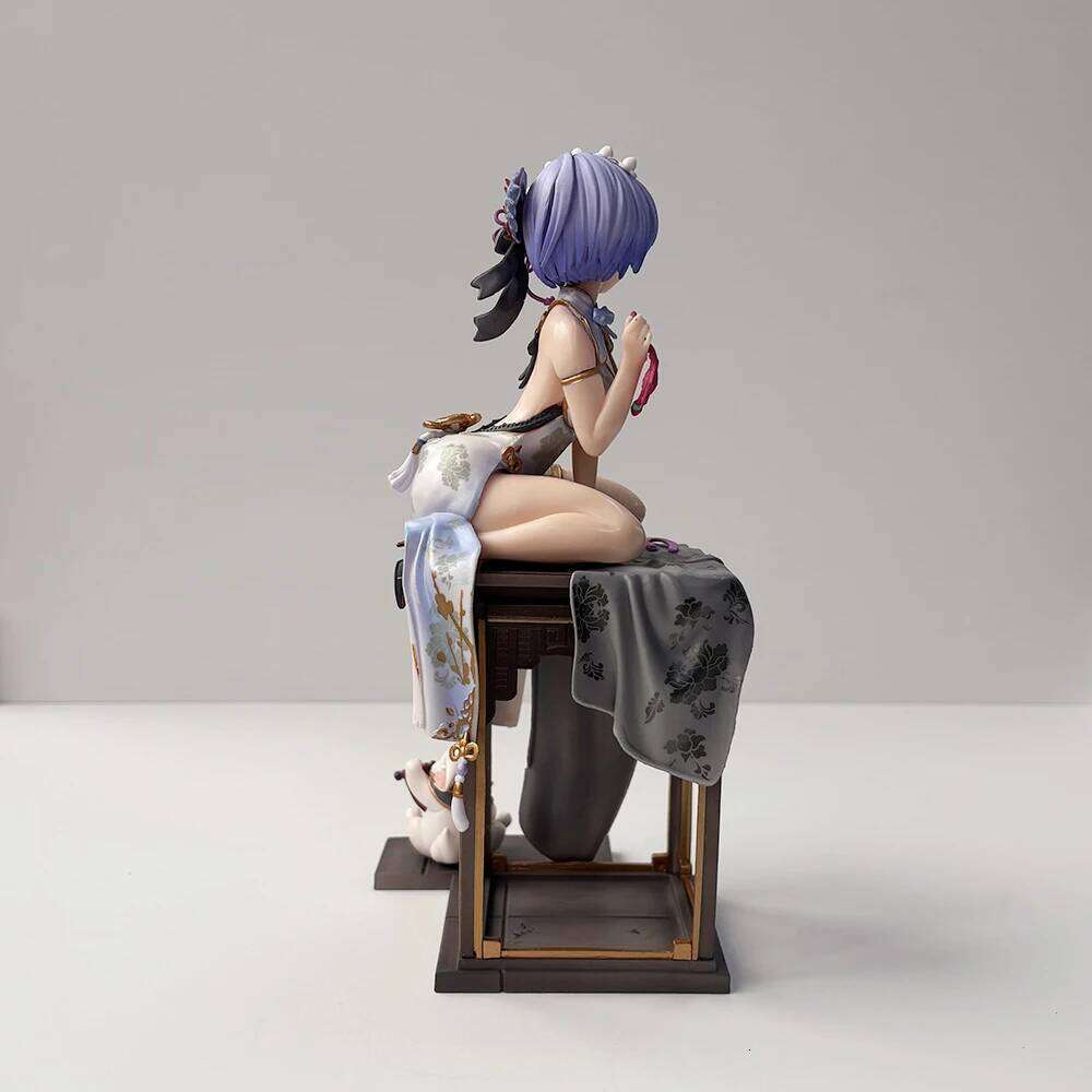 Animester ReZero Anime Collection Toys Rem Emilia Graceful Beauty Action Figure 1/7 Model PVC Doll Gift