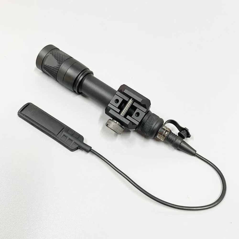 1R Scout Light M600V-IR Tactical Weapon Light Infrared Laser LED White Light Dual Output /w Pressure Switch for Hunting W250722
