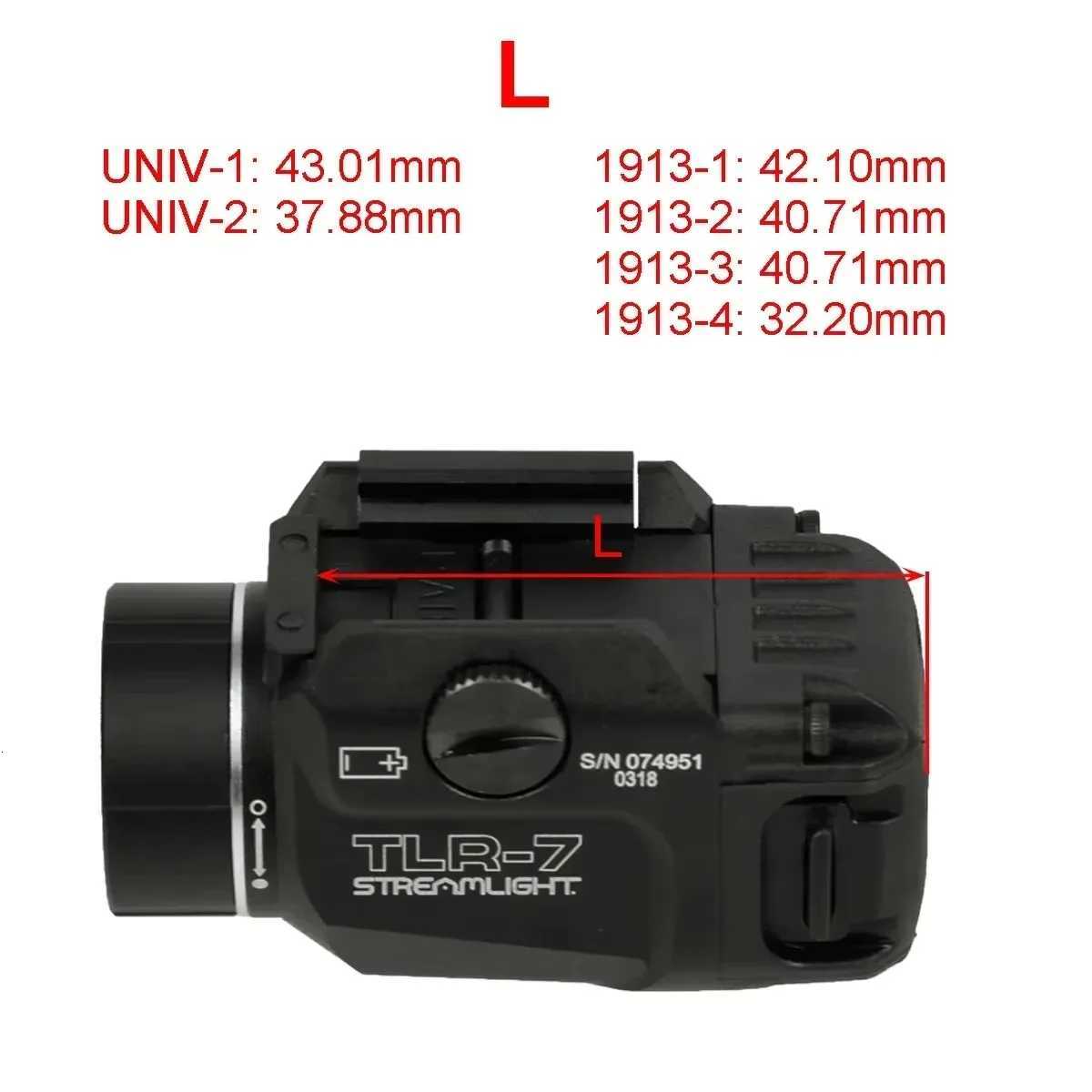 TLR-1 HL TLR1 TLR-7 TLR-8 TLR7 TLR8 Pistol Scout Weapons Light LED Strobe Flashlight for Airsoft Glock 17 Taurus Fits 20mm Rail W250722