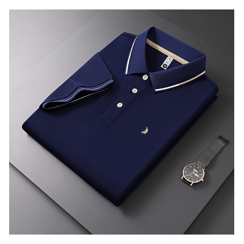 Men's Polos High Quality Embroidered Polo Shirt Summer T-shirt Fashion Top Trend Casual Business Casual Loose