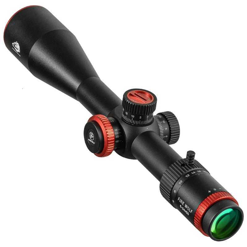 Fire Wolf QZ 6-24X50 FFP Hunting Tactical Optical Sight Sniper Rifle Scope Airsoft Accessories Spotting Scope for Rifle Hunting W250723