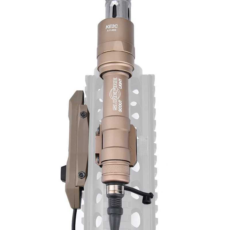 Tactical Airsoft Surefire M600 M600U With Dual Switch Weapon Scout Powerful Flashlight Hunting Outdoor Fits 20mm Picatinny Rail W250722