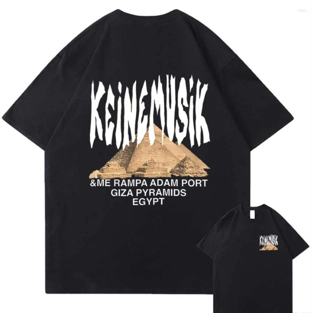 Men's T Shirts Summer Keinemusik X Pacha Shirt Men Women Fashion Street Cotton Short Sleeve Tee Hip Hop Tops Clothes Sportwear