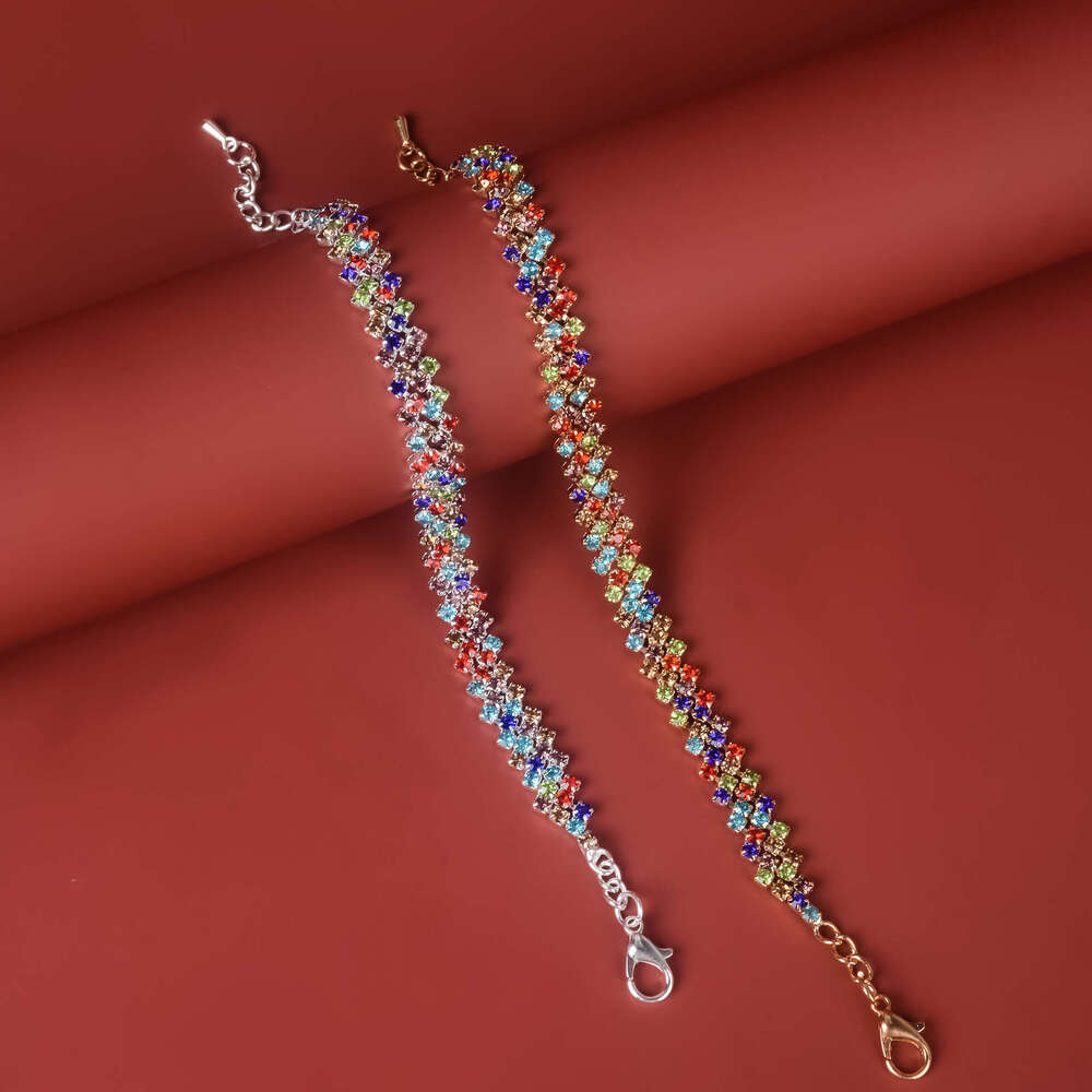New Korean Style Rhinestone High-End Women's Bracelet Jewelry Versatile Simple Accessories Factory