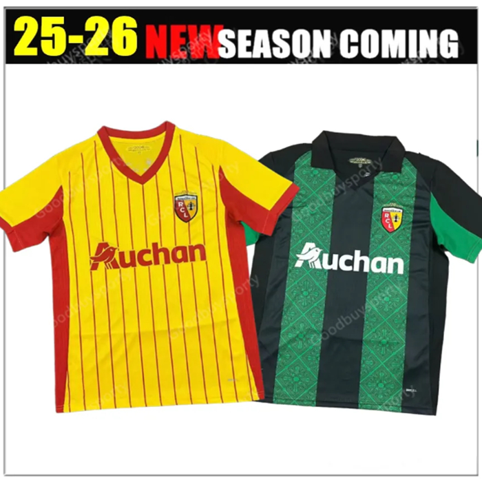 2526 maillot RCLens soccer jerseys Sainte Barbe GANAGO GRADIT FORTES CAHUZAC PEREZ 2024 LENS MAURICIO KAKUTA Equipment jersey Football Shirts calcio