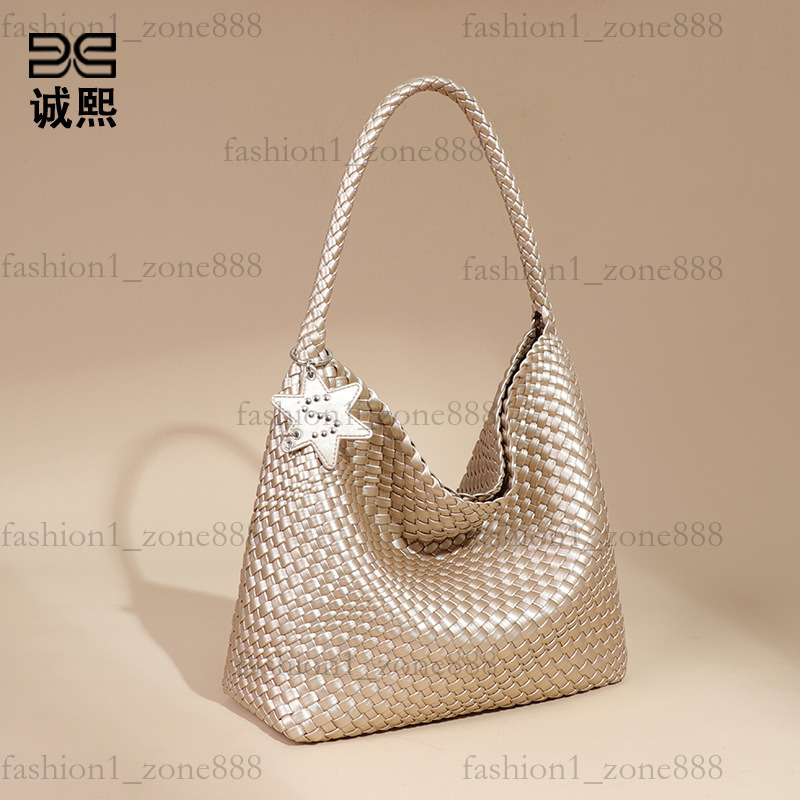 Top quality designer bag new style women CHENGXI luxury woven tote bag shoulder bags hot purse solid color handbag bucket travel bags banquet gift 415