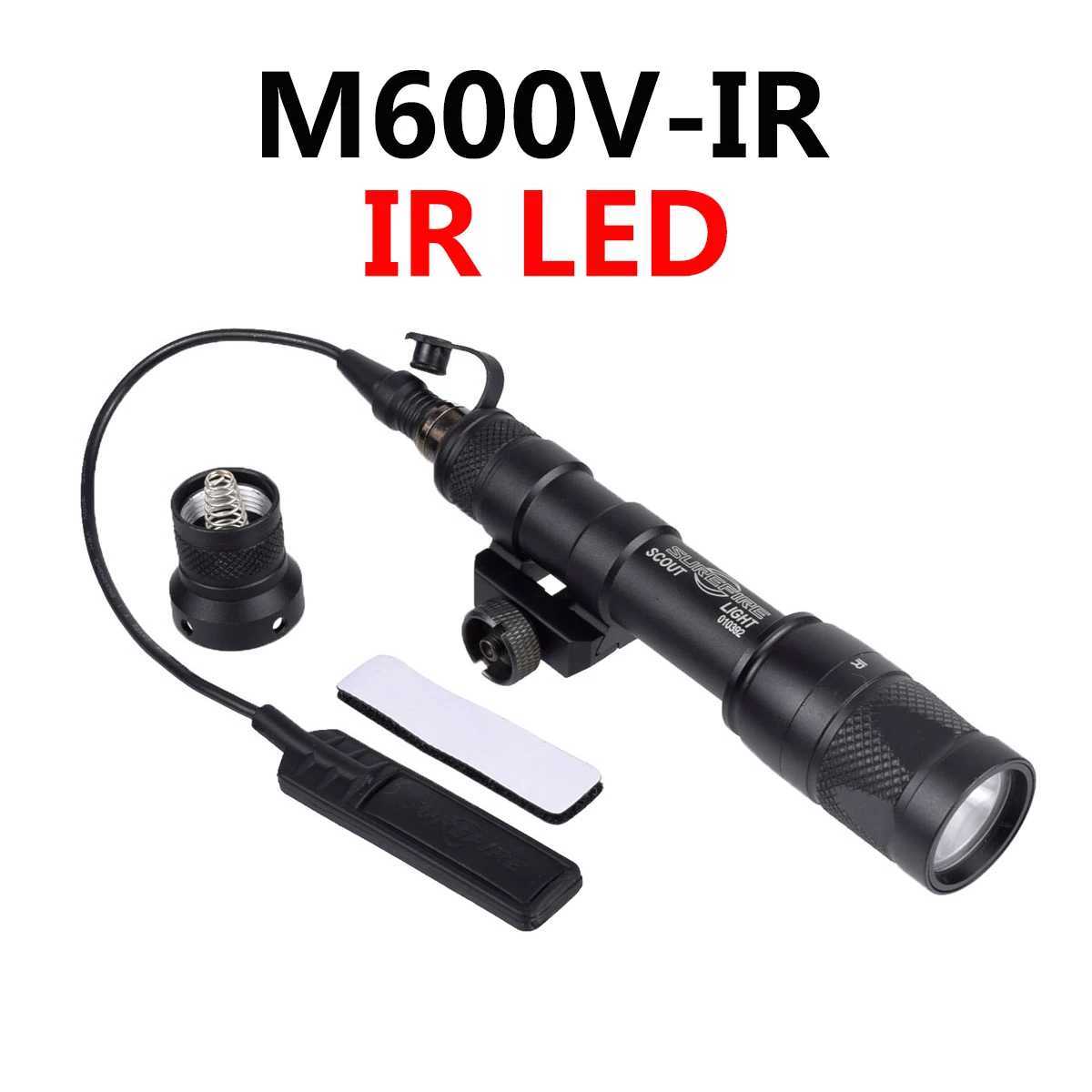 Surefire Super Weapon Light M720V M951 M952V M952V-IR M600 Airsoft Rifle AR15 20mm Rail Mounted Hunting Flashlight Scout Torch W250722