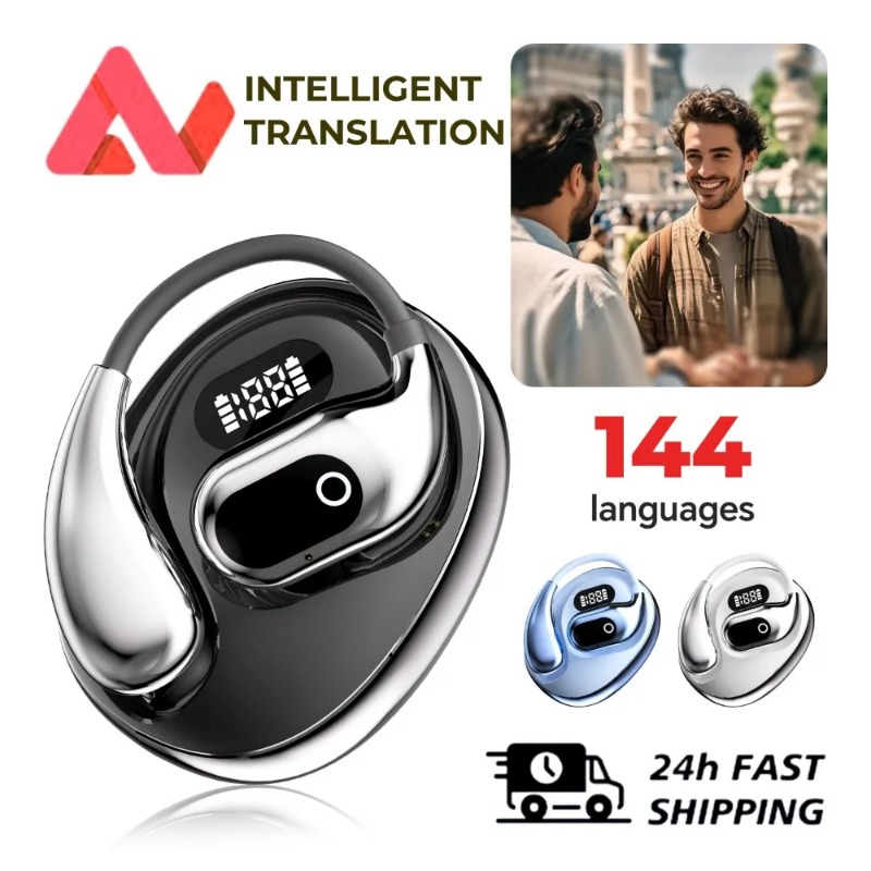 Ai Translation Bluetooth 5.4 Earbuds Wireless Earphone Earpieces 144 Languages Real Time Translators Headphones True Wireless High Quality Headset XG99