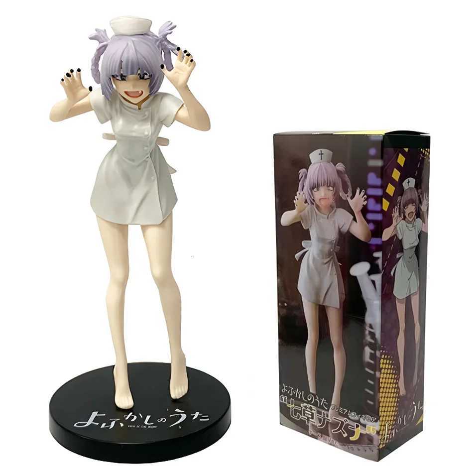 18cm Anime Call Of The Night Nanakusa Nazuna Vampire Nurse PVC Action Figure Collection Model Doll Collectible Toys Gift W250723