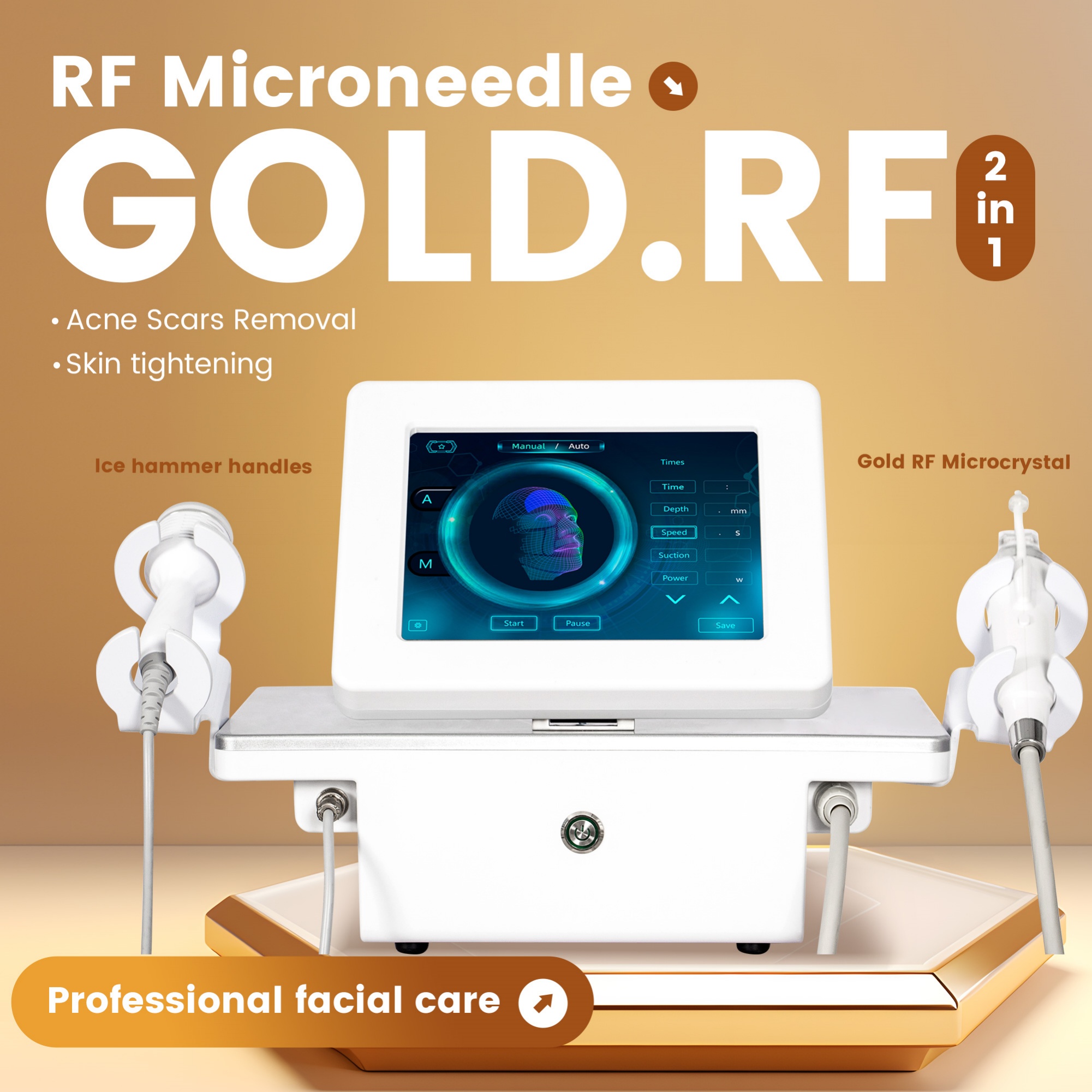 RF Microneedling Machine Stretch Mark Remover Fractional Micro Needling Beauty Salon Skin Tight Face Lift BUSINESS EQUIP