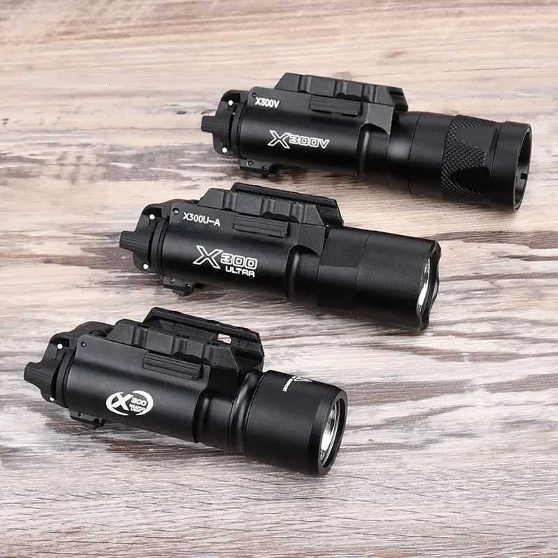 WADSN Tactical Surefire X300 X300U Ultra X300V Pistol Scout Light Rifle Airsoft Weapon Gun Strobe Flashlight Glock G17 19 Torch W250722