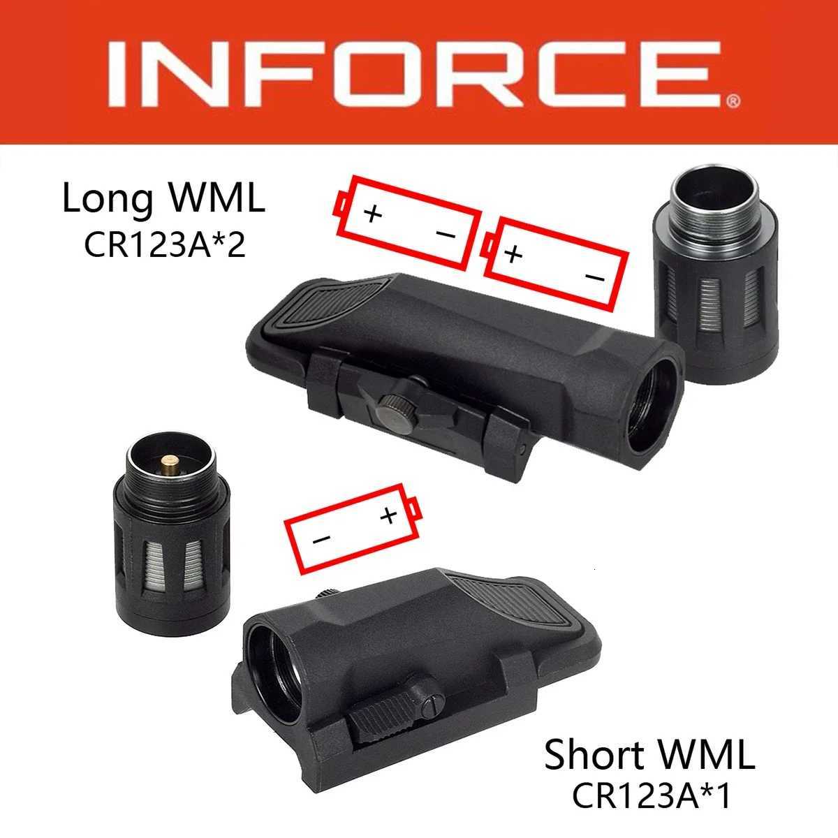 INFORCE WML WML-G2 Hunting Gun Scout Light Airsoft Weapon LED Strobe Constant Momentary Flashlight Fits 20mm Picatinny Rail W250722