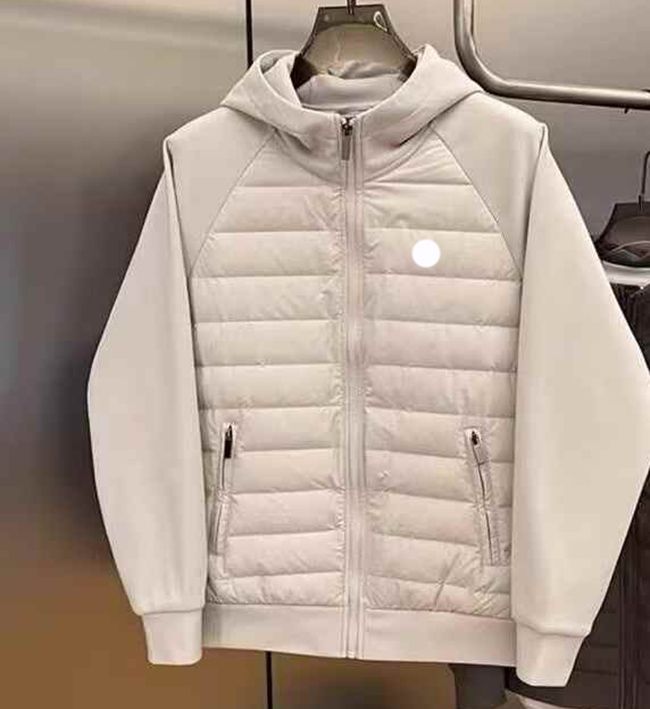 Luxury Mens Jackets QR Code Scan Thick Fashion French Male Coat Comic Label Inside Hoody Zipper Casual Jackets Zippers Full-Zip Coats Travel Windproof Outwears tops
