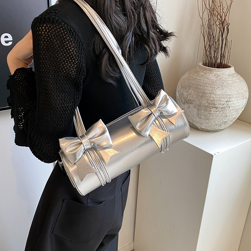 women's 2025 Summer New Women's Crossbody Bag Summer New Fashion Bow Handheld Crossbody Bag New Women's Shoulder Bag New Designer Bag