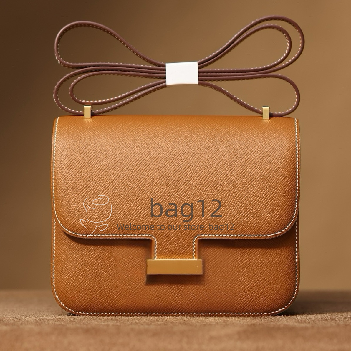 Designer Bag Constances Luxury Shoulder Bag Crossbody Bag 19CM Womens Genuine Leather bag Full Handmade Sewn bag 24K gold plated hardware 12A Quality Designer Bag