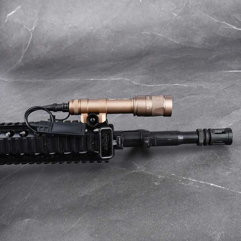 600 Tactical LED Light 600W Flashlight Strobe Light Airsoft Metal Weapon Lamp Hunting Search Fit Picatinny Rail With SF Mark W250722