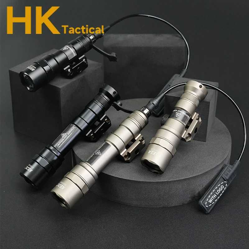 Airsoft Tactical Flashlight Gear M300B M600B Outdoor Hunting Scout Light For 21MM Picatinny Rail With SF Lights Up The Tailgate W250722
