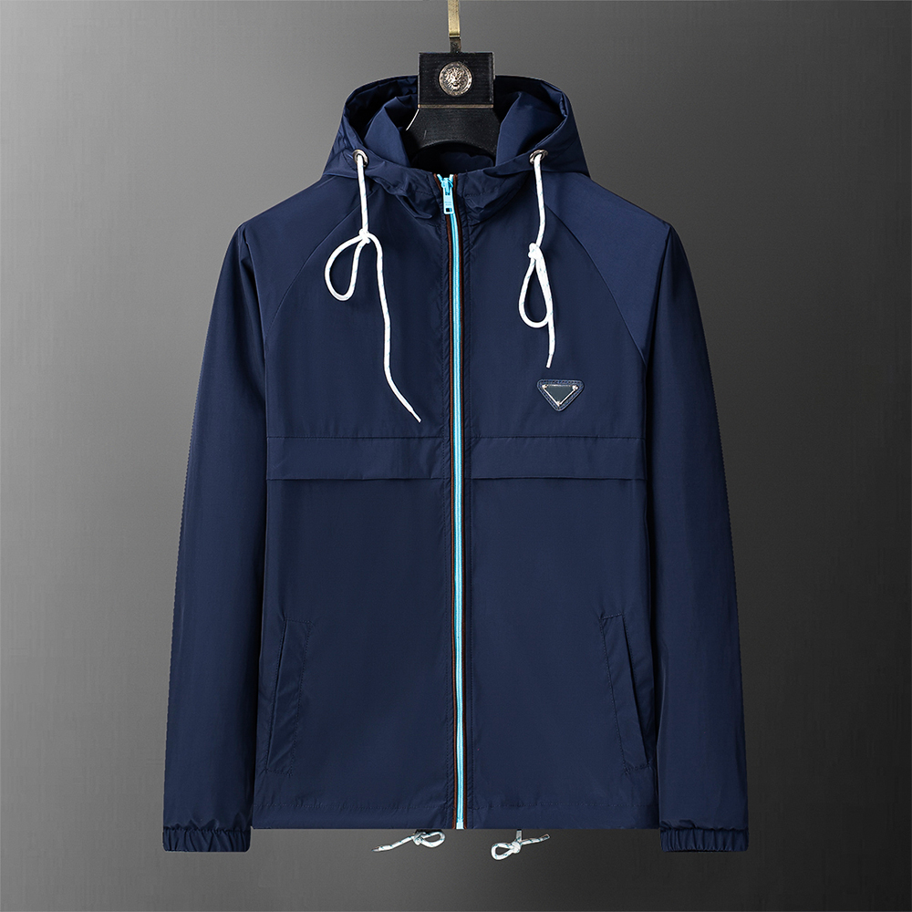 Men's Jackets hoodies windbreaker Coats classical Men Women zipper long sleeve Thin Casual Jacket couple Windproof sunscreen Sweatshirts Hooded