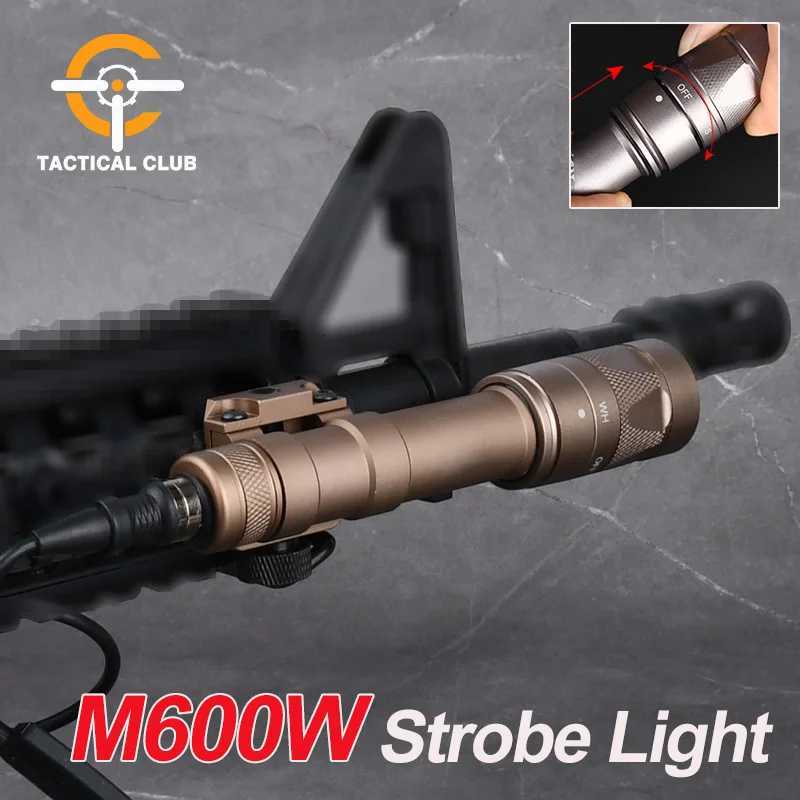 WADSN Airsoft M600 M600W SF Flashlight Tactical Gun Light Strobe Weapon Light SF M600W Rifle Lamp Dual-Function Remote Switch W250722
