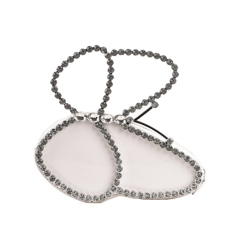 Luxury Diamond Embellished Butterfly Clutch - Elegant Crystal Evening Purse for Women