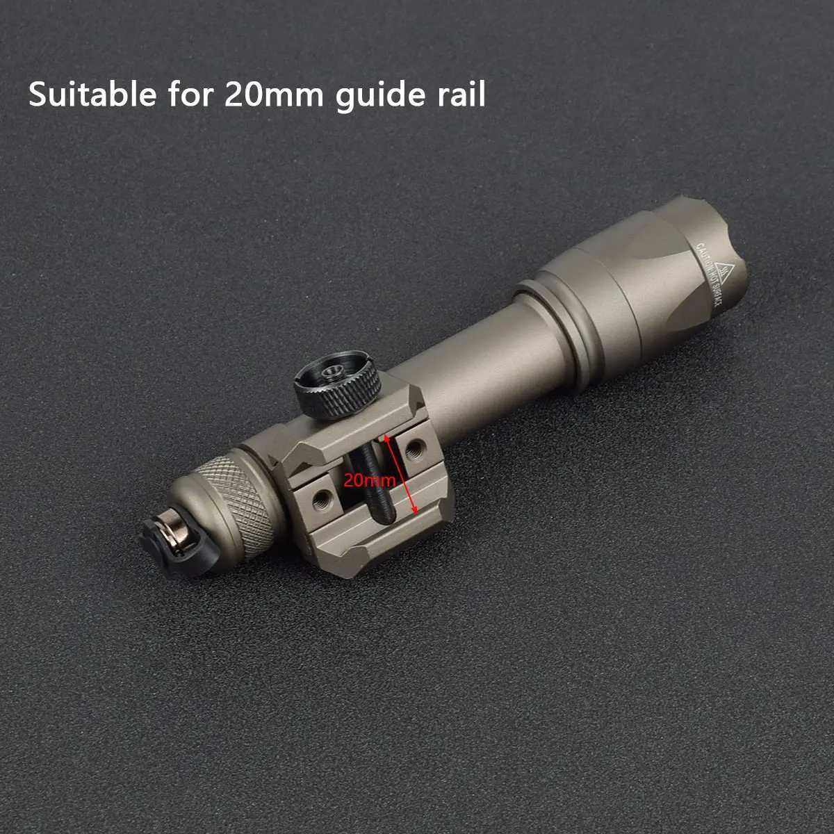 Airsoft SureFire M600 M600B M600C Tactical Weapon Flashlight Hunting Spotlight AR15 Rifle Scout Light Gun Lamp Fits 20mm Rail W250722