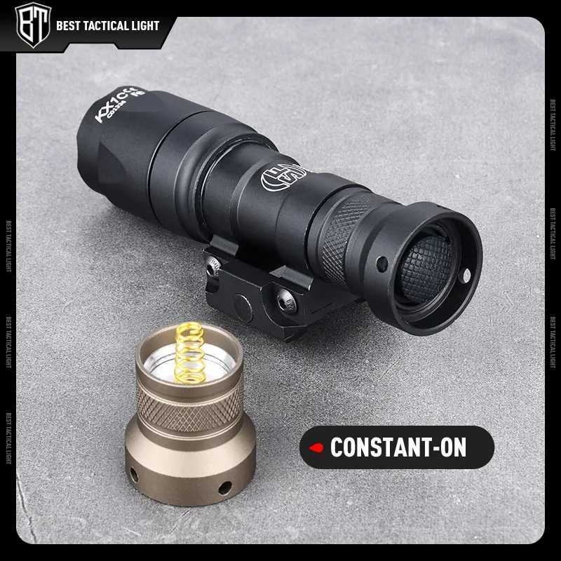 Vadsn SF Surefire M300A Tactical Flashlight White Light With Diffuser Ir Light Lamp Cover Hunting Weapon Airsoft Scout Light W250722