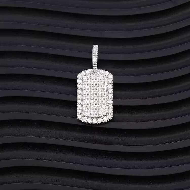 Xingguang Jewelry Hip Hop Solid Sier Ice Out Moissanite Passed Dia Test Popular Pendant