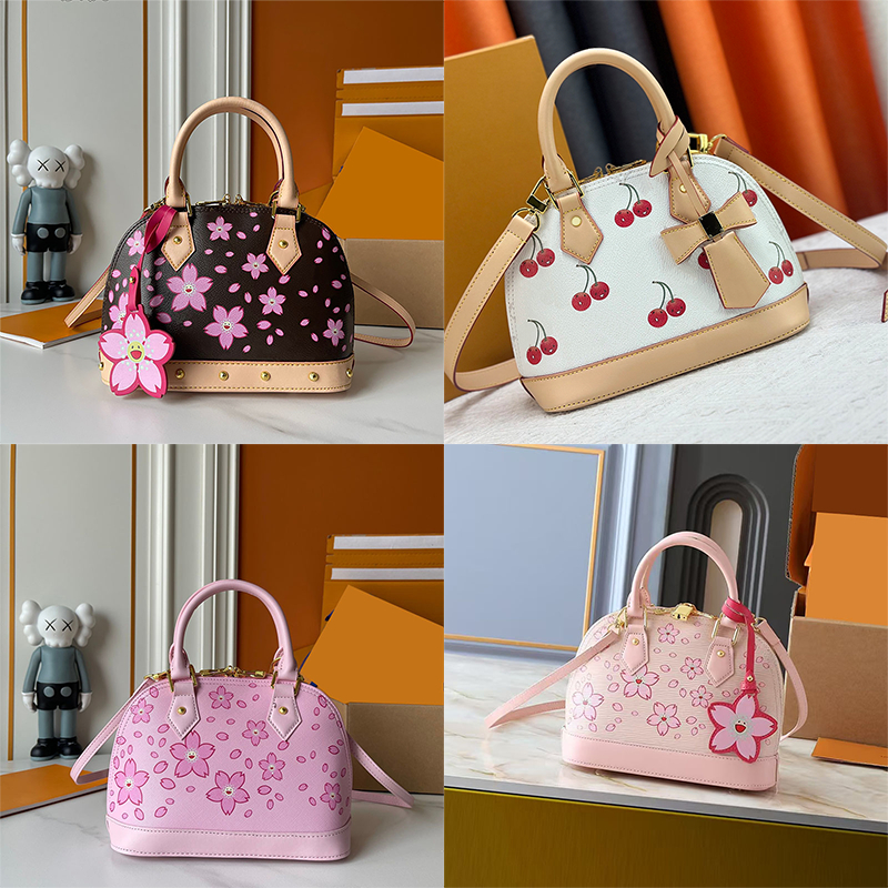 Designer Women's bag Takashi Murakami Joint Handbag Tote bag Leather underarm bag Color crossbody bag Shoulder bag vl