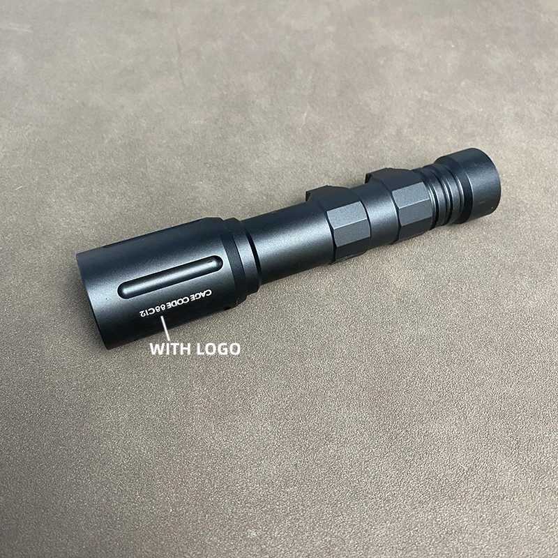 18650 High Power LED Tactical Flashlight with Long Mount and Button Pressure Switch W250722