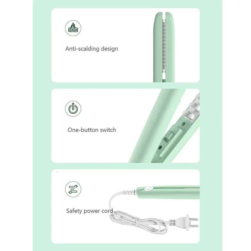 3D Grid Curler Mini Curling Iron Hair Fluffy Splint Portable High Quality Ceramic Corn Perm Styling Tools