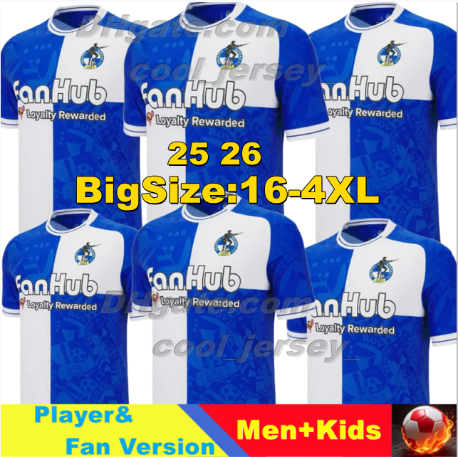 25 26 Bristol Rovers Soccer Jerseys 2025 2026 Bristol Home Away men kit Football Shirts Short Camisas de Futebol