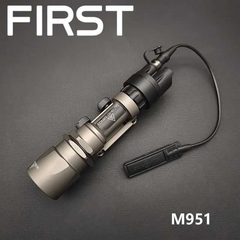 SOTAC Tactical Metal M951 M952V Strobe LED Surefire Flashlight With M93 QD Mount Weapon Light 20mm Picatinny Rail Airsoft Hunting W250722