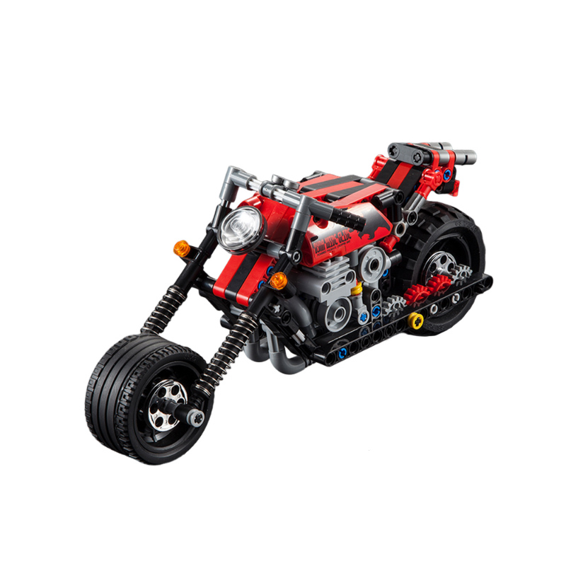 pull-back vechile motorcycle/building blocks/abs plastic/model kit 3803