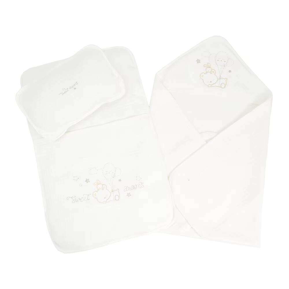 3-Piece Baby Bedding Set - Soft Cotton and Polyester Blend, Four Seasons Universal, Newborn Size