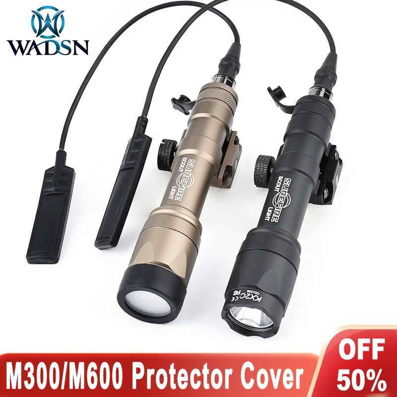 WADSN SF Surefire M600 M300A M600C Flashlight 400/600 Lumens White Light Hunting Weapon Accessories 25.4mm Lamp Cover Custom Lens W250722