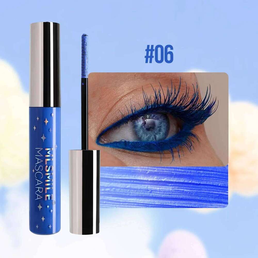 Colorful Pearl Light Glitter Fine Sparkle Waterproof Cos Spiral Mascara Brush Beauty Shiny Eyelashes Extension Cosmetic X250723