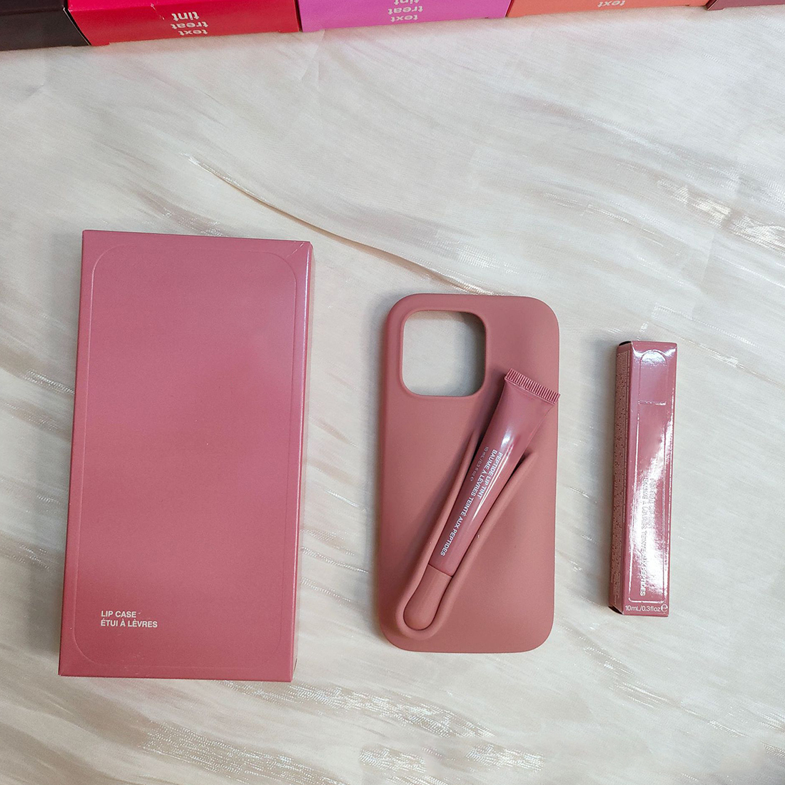 phone case With Box lip gloss Lipstick Case iphone 17 pro max cases Lipstick Lip Balm 3D Make-Up Silicone Case for iPhone 17 16 15 14 13 12 11 Holder 