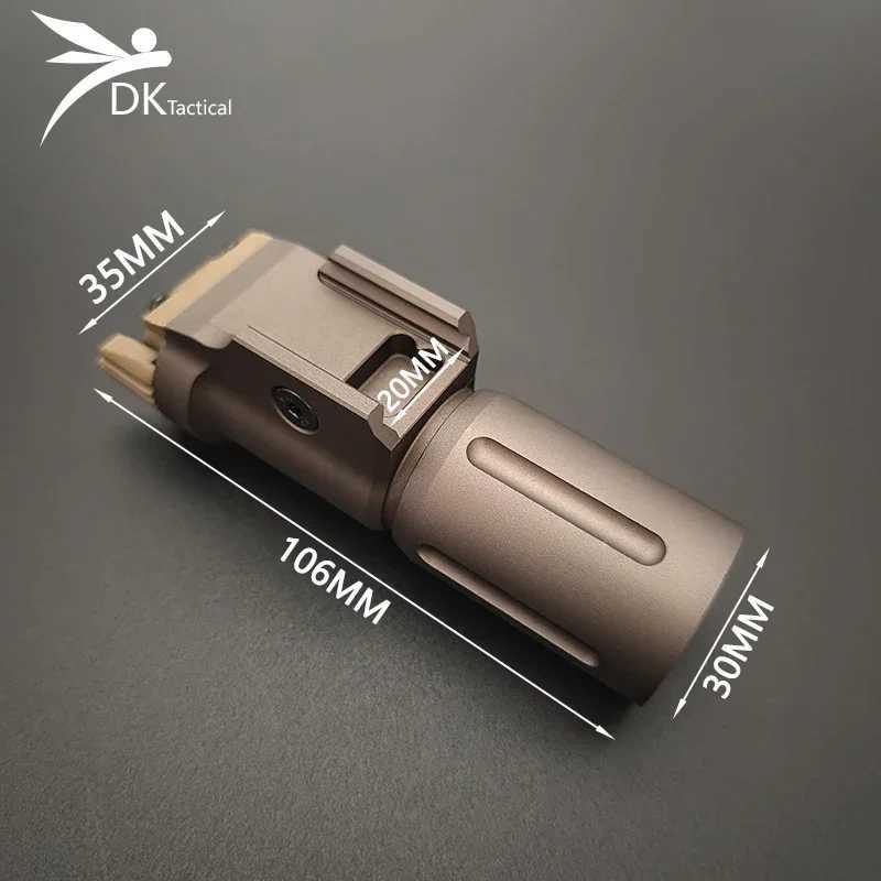 Tactical PL350 PLH V2 Flashlight Pistol Gun Light High Power Metal Lamp Airsoft Hunting Weapon Scout Light 20mm Picatinny Rail W250722