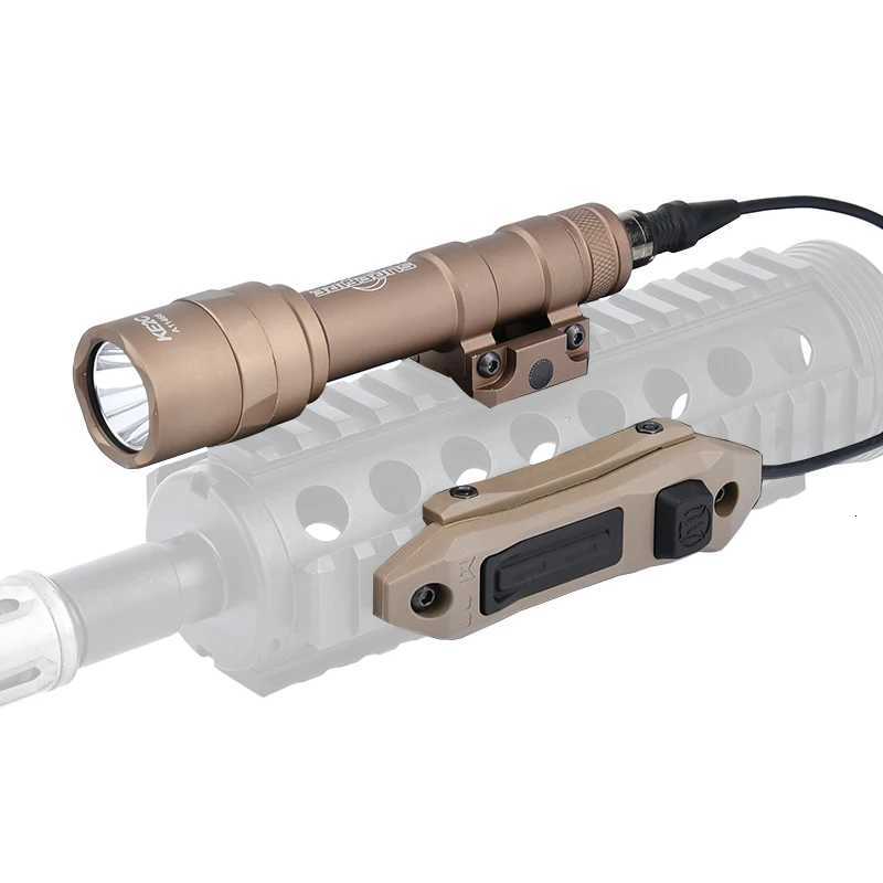 Tactical Airsoft Surefire M600 M600U With Dual Switch Weapon Scout Powerful Flashlight Hunting Outdoor Fits 20mm Picatinny Rail W250722