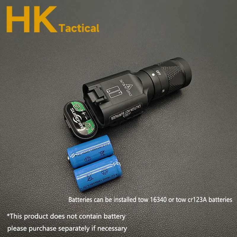 300V IR Scout Light Tactical X300 X300U LED Flashlight Fits 20mm Picatinny Rail Airsoft Hunting Gun Weapon Lights W250722
