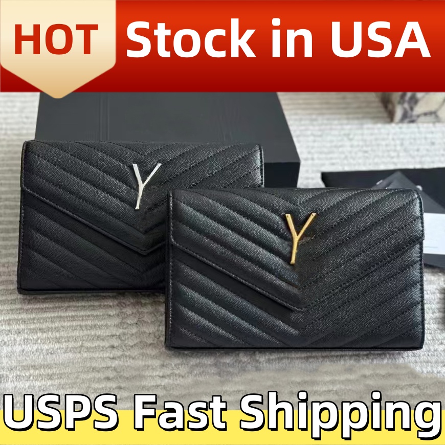 Designer Bag luxury crossbody Womens black handbag caviar bags Gold Sliver chain bag classic flap designer shoulder bag High Quality bags fashion envelope bag