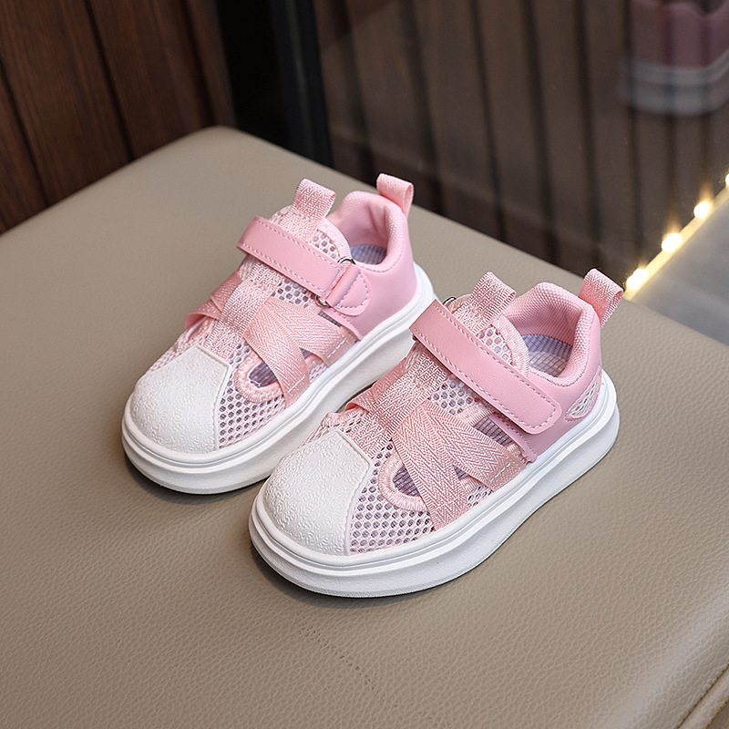 Toddler Boys Girls Summer Mesh Kids Casual Sneakers Walkfashion with Hollow Design Children White Shoes Trainers Size 22 - 31 dh1922389