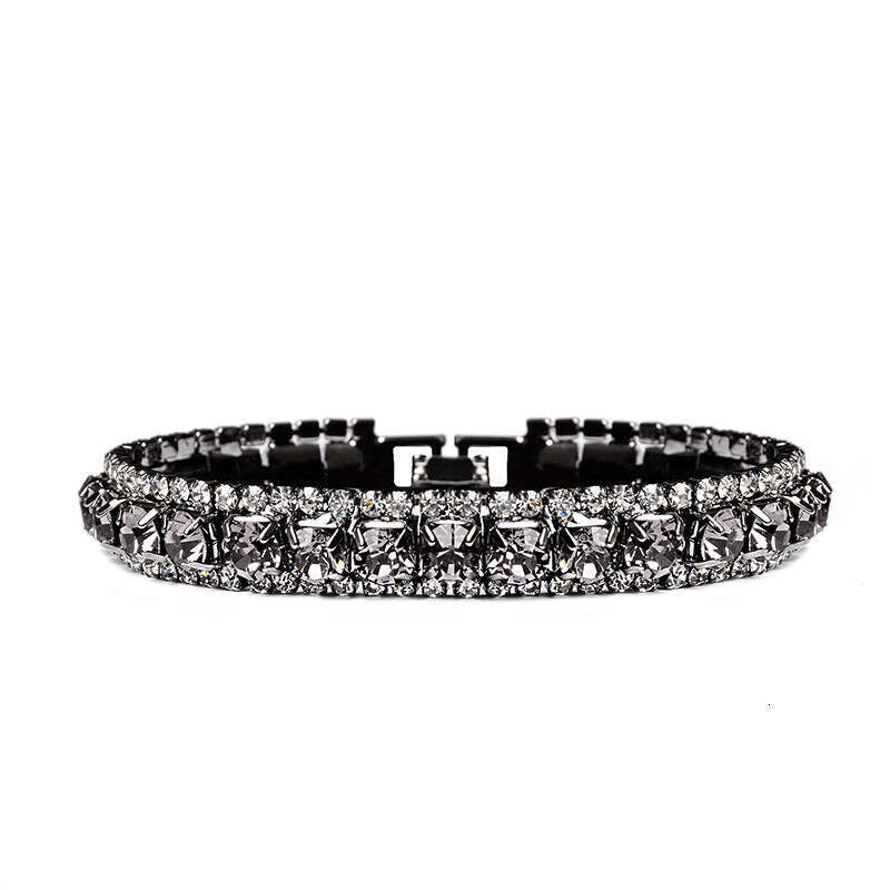 Trendy Student Inlaid Dia Bracelet Women's Halloween Fashion Open Bangle Bridal Jewelry