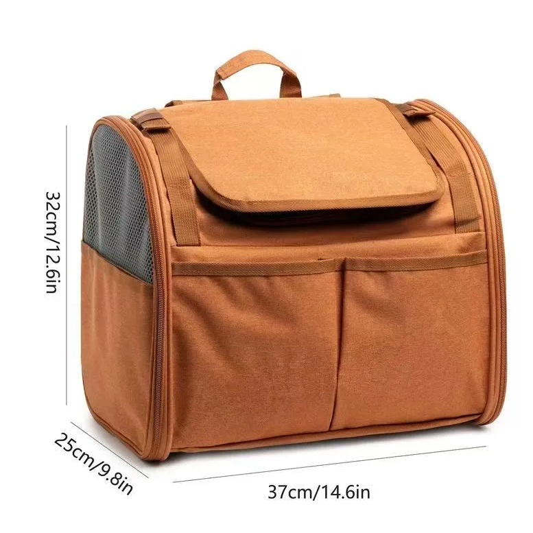 Pet cat bag, summer outdoor expandable portable backpack, large capacity breathable bag Free shipping