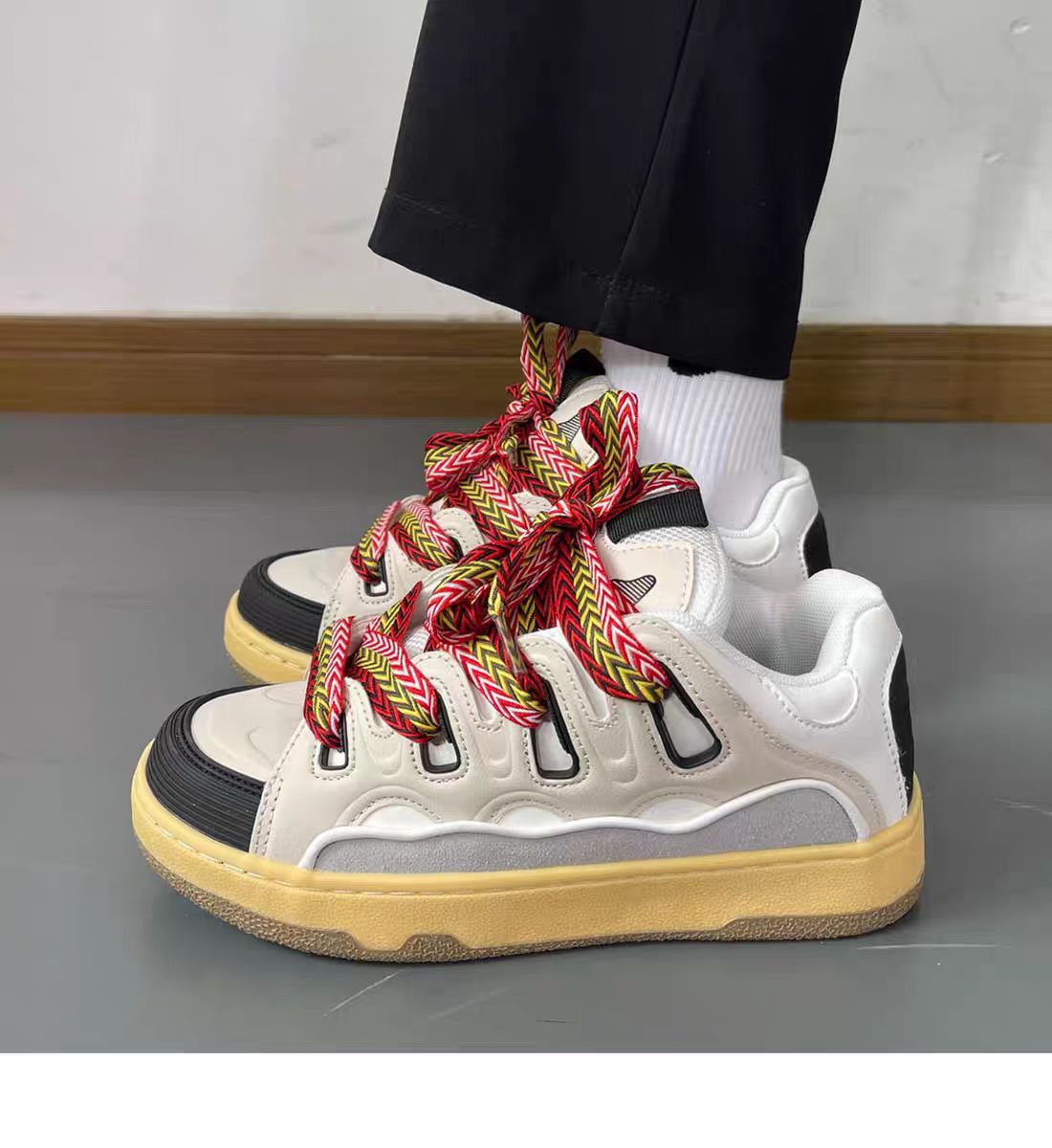free shipping Men's casual and versatile sneakers from an Instagram trendy brand featuring Hong Kong style sneaker