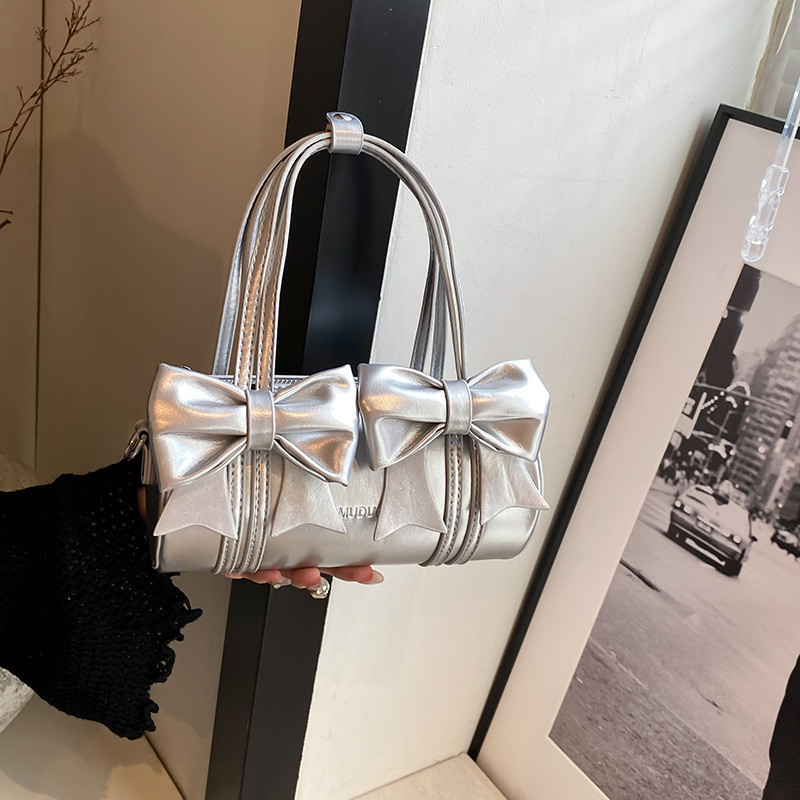 women's 2025 Summer New Women's Crossbody Bag Summer New Fashion Bow Handheld Crossbody Bag New Women's Shoulder Bag New Designer Bag